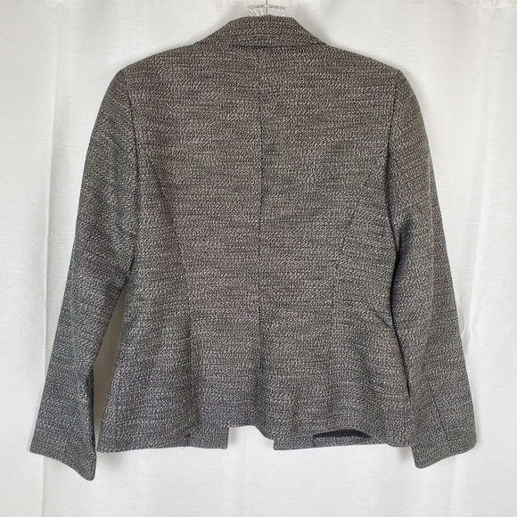 Anne Klein Tweed Fitted Suit Coat Blazer - Picture 2 of 4
